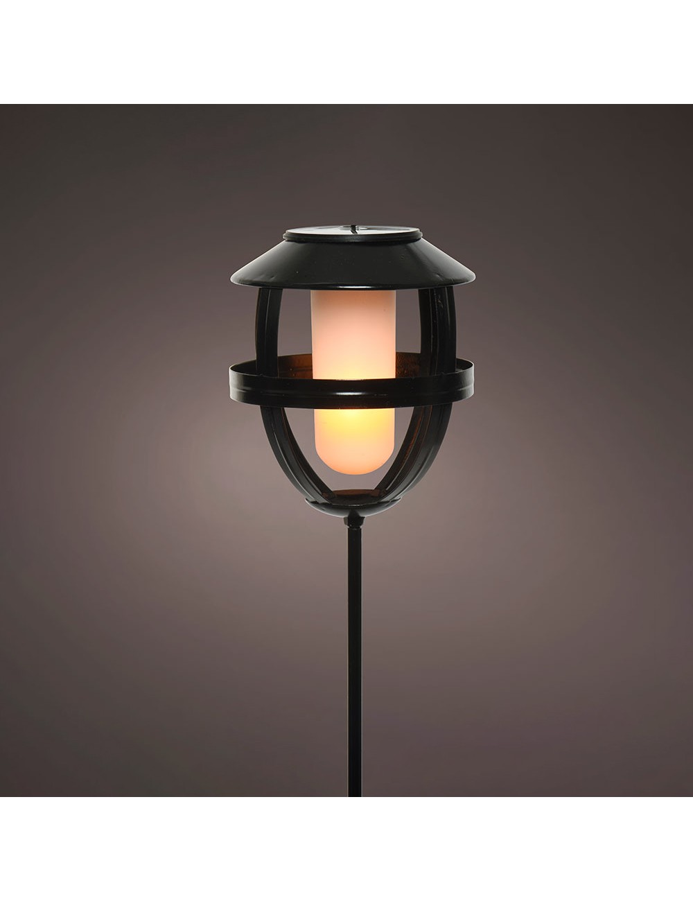 Antorcha solar metalica efecto llama 898216