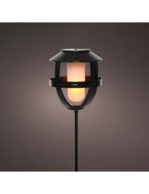 Antorcha solar metalica efecto llama 898216