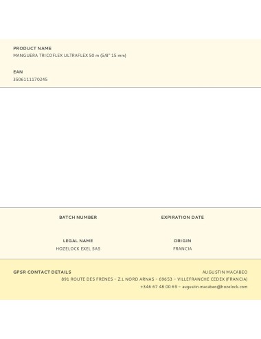 Manguera tricoflex ultraflex 50 m (5/8" 15 mm)