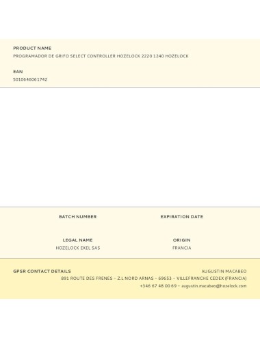 Programador de grifo select controller hozelock 2220 1240 hozelock