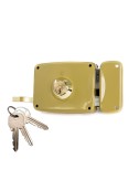 Cerradura sobreponer con cilindro 5125a entrada 120mm. mano derecha 95125ahe12d lince
