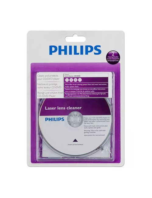 Cd limpiador de lente para reproductor cd/dvd svc2330/10