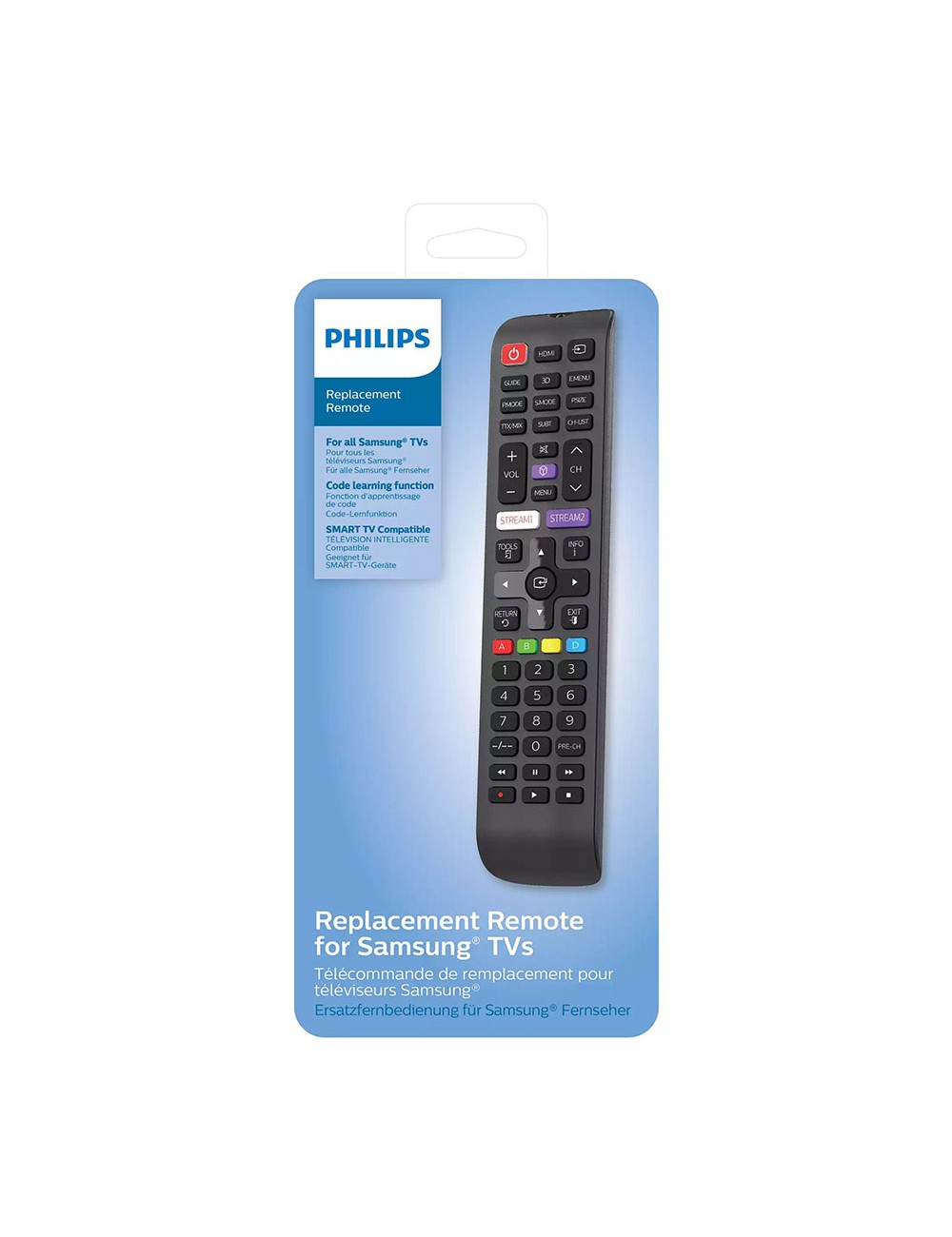 Mando a distancia de repuesto para tv samsung srp4010/10 philips