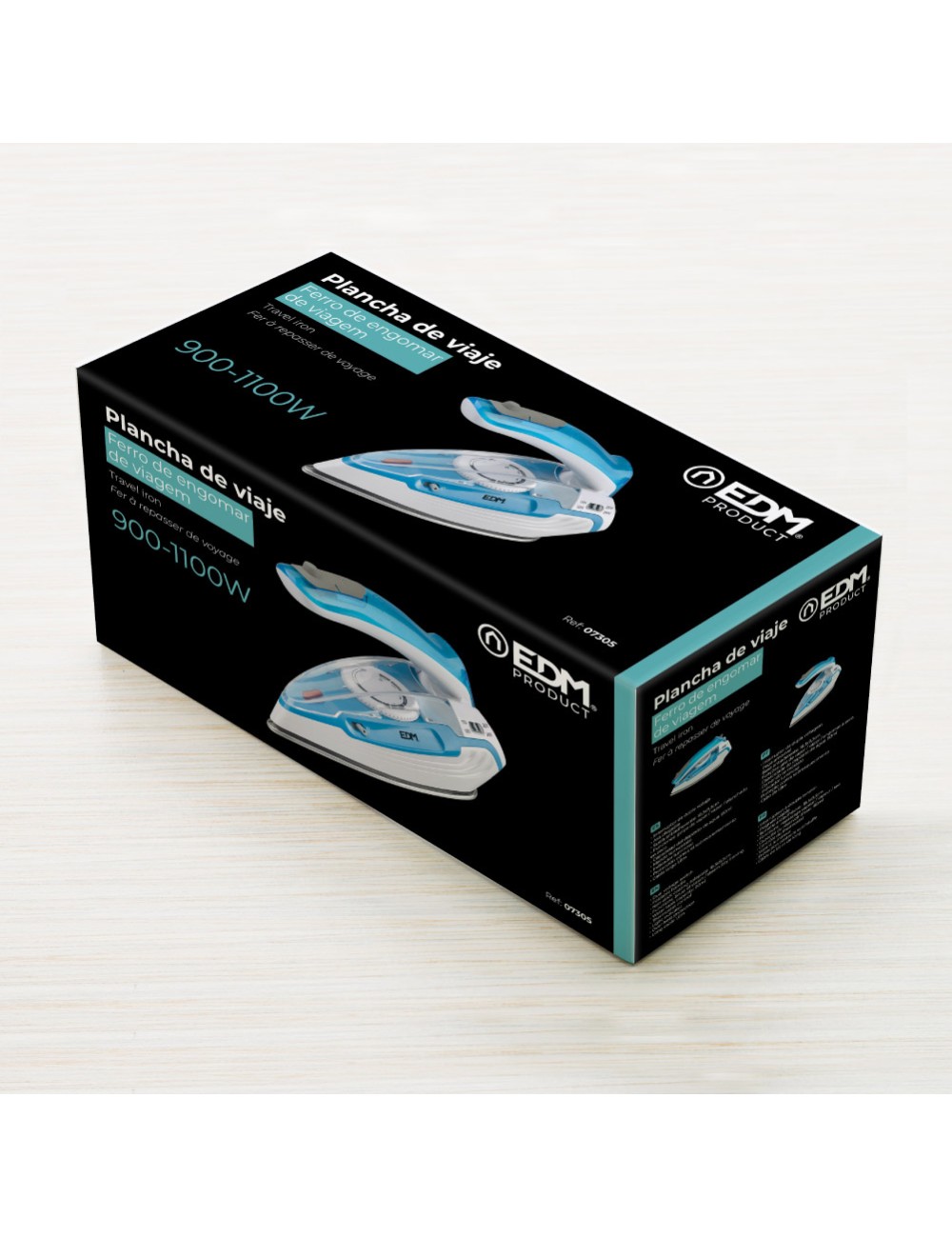 Plancha de vapor de viaje 1100 w