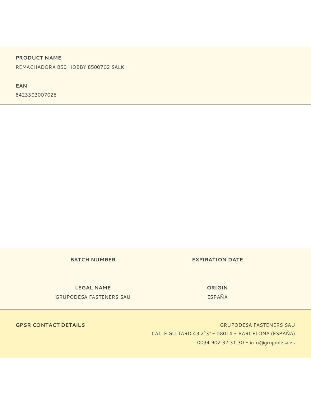 Remachadora b50 hobby