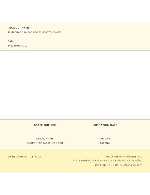 Remachadora b60 hobby