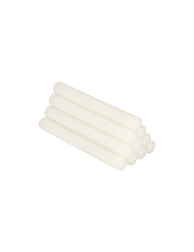 Barra de cola termofusible para uso universal blanca, ø12 x 120 mm, blister 10 uds