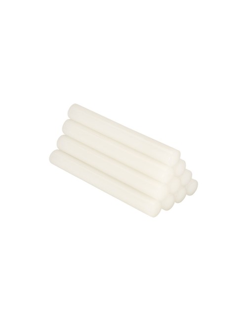 Barra de cola termofusible para uso universal blanca, ø12 x 120 mm, blister 10 uds