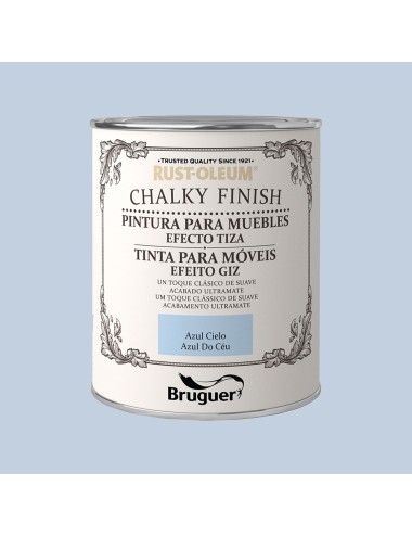 Rust-oleum chalky finish muebles azul cielo, 750 ml