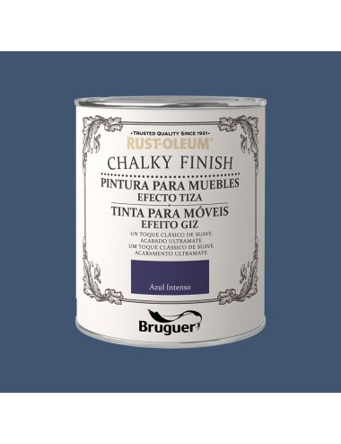 Rust-oleum chalky finish muebles azul intenso, 750 ml