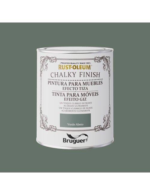 Rust-oleum chalky finish muebles verde abeto, 750 ml