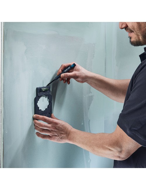 Plantilla para marcar y alinear, para medidas de 71 y 91 mm