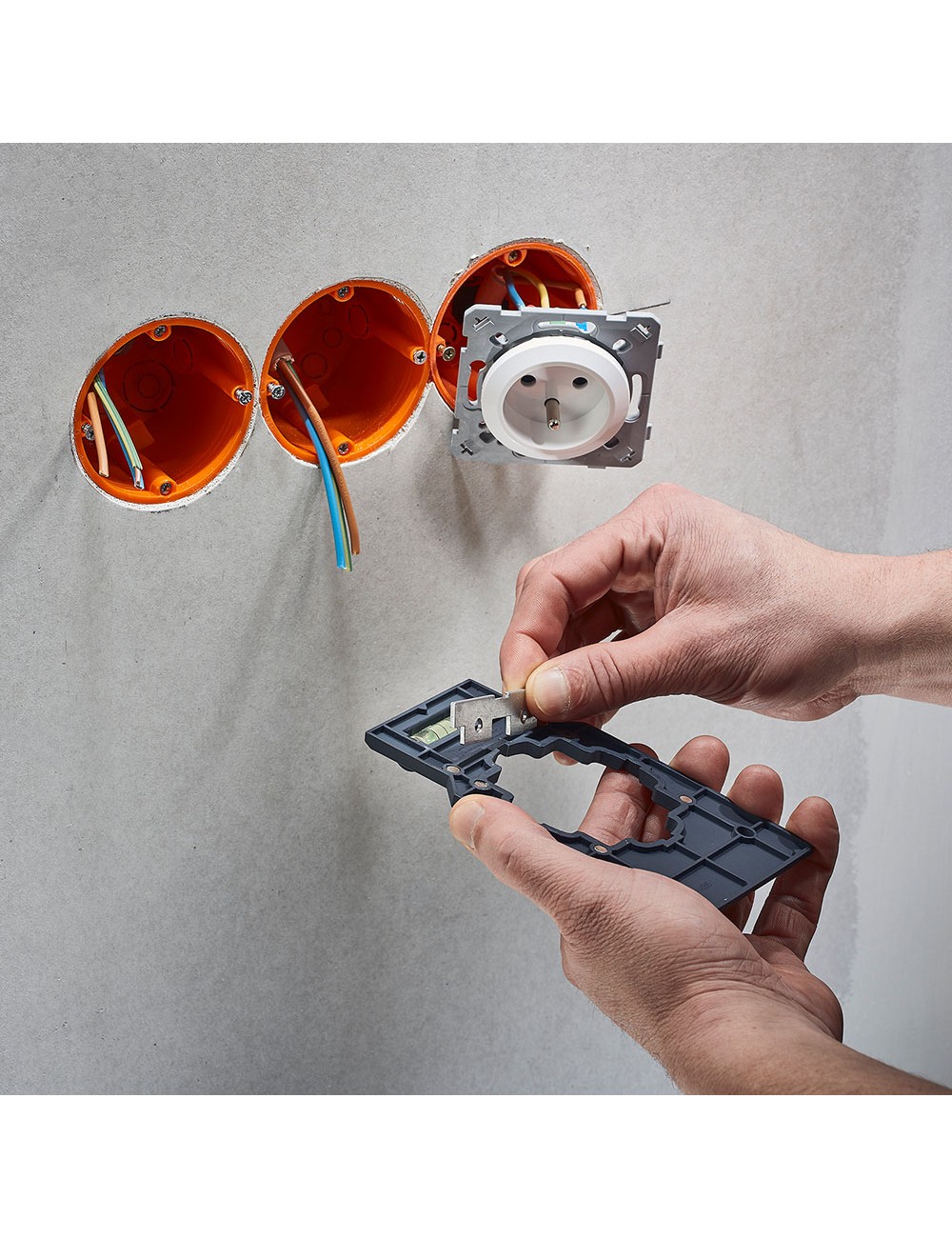 Plantilla para marcar y alinear, para medidas de 71 y 91 mm