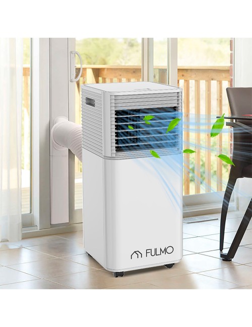 Aire acondicionado portátil solo frio 7000btu/hora 800w fulmo