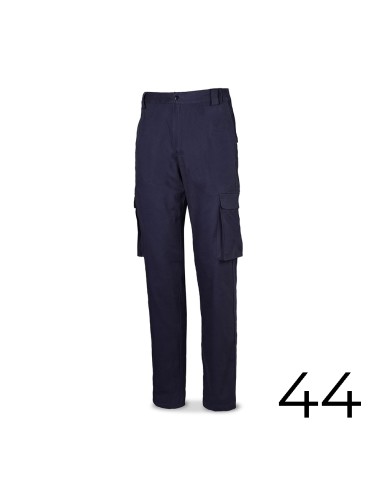 Pantalón strech 98% algodon 2% elastano 240g. azul marino talla 44 588pbsam/44