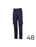 Pantalón strech 98% algodon 2% elastano 240g. azul marino talla 48 588pbsam/48