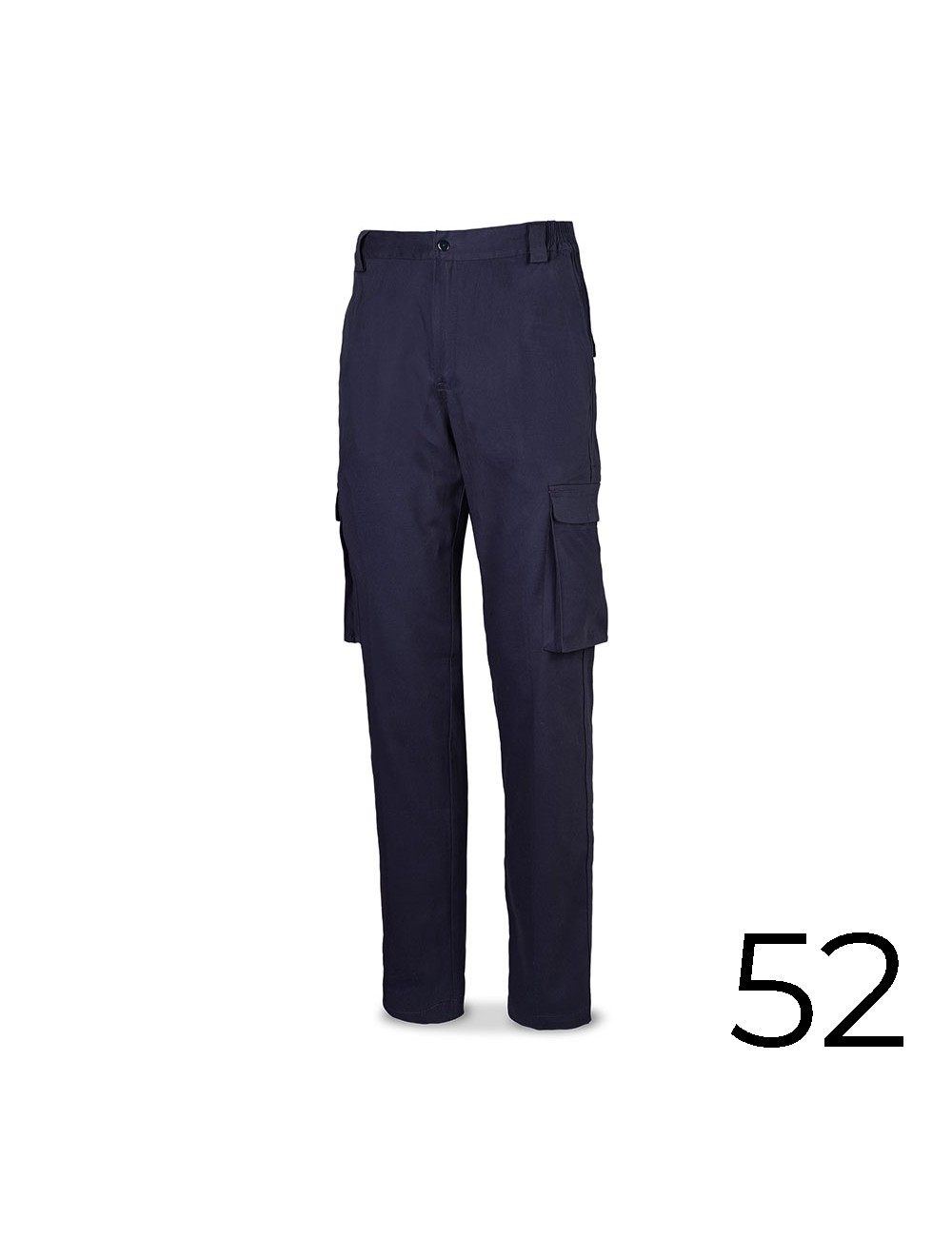 Pantalón strech 98% algodon 2% elastano 240g. azul marino talla 52 588pbsam/52