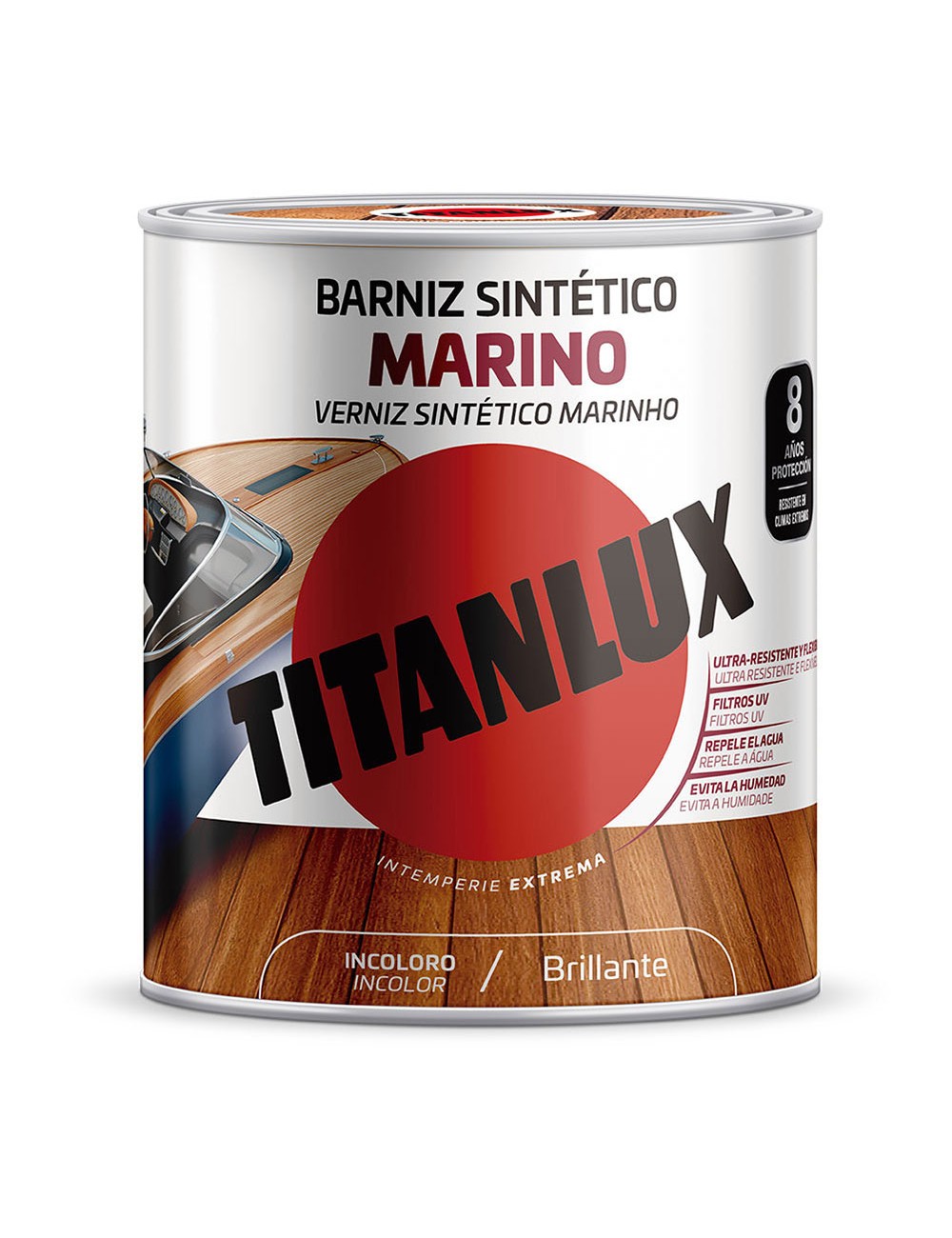Barniz sintético marino incoloro brillante750 ml