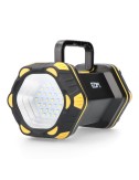 Linterna led de mano titan guard, recargable, 3 puntos de luz
