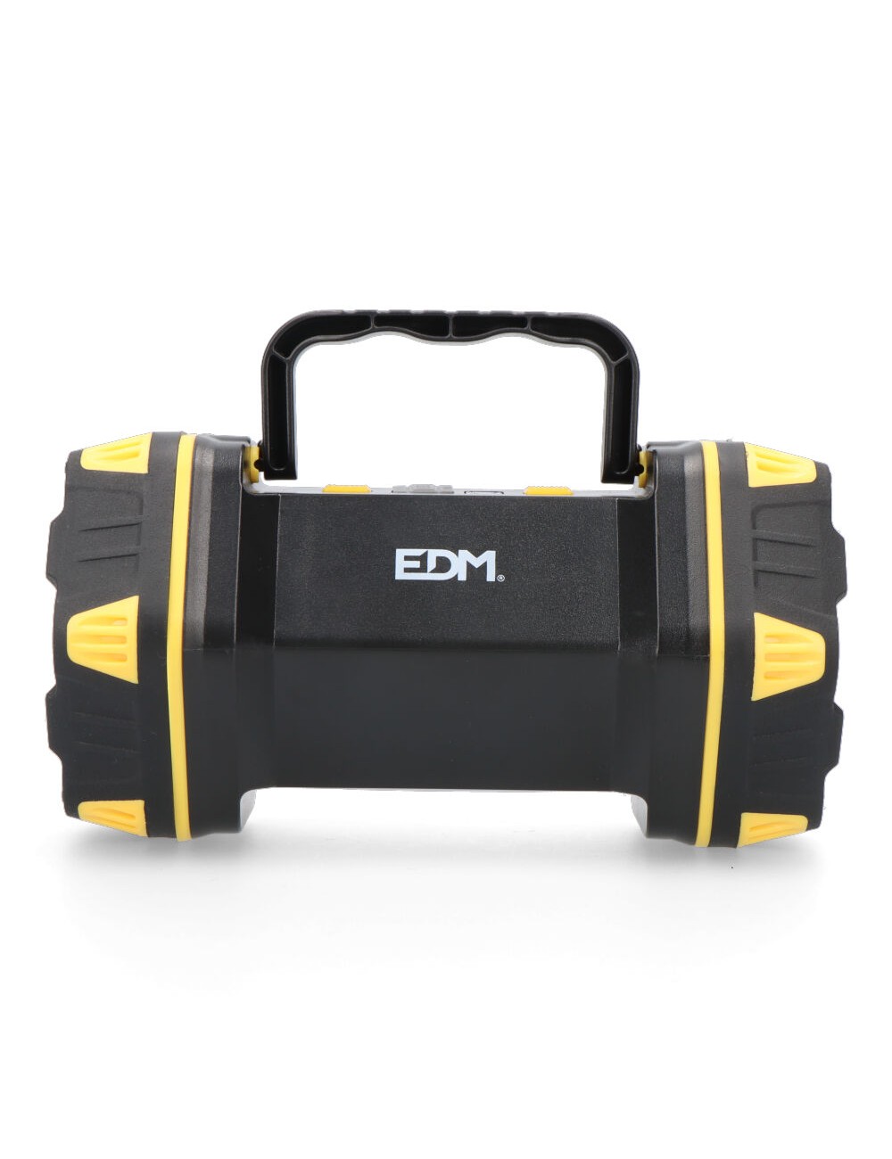 Linterna led de mano titan guard, recargable, 3 puntos de luz