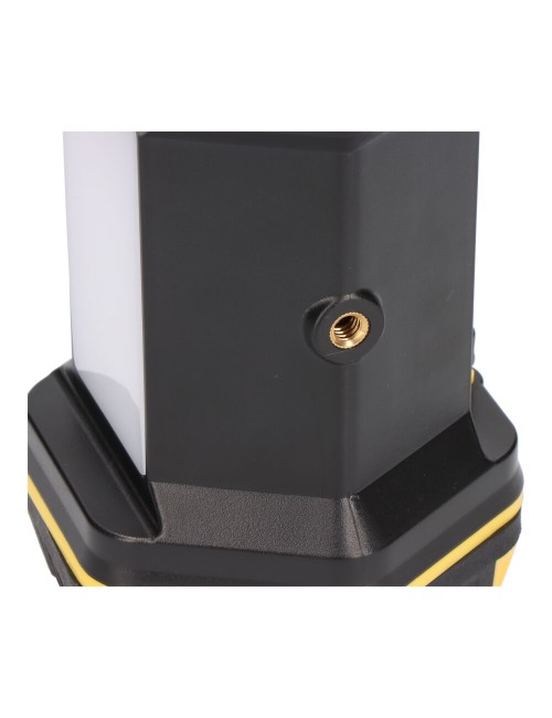 Linterna led de mano titan guard, recargable, 3 puntos de luz