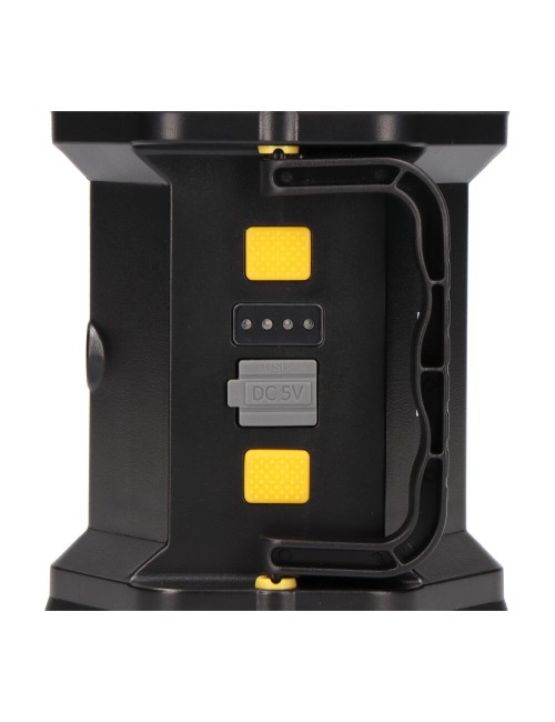 Linterna led de mano titan guard, recargable, 3 puntos de luz