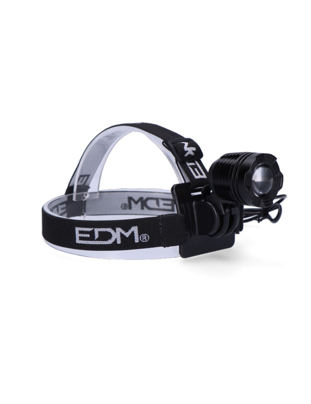 Foco led de aluminio recargable 180 lm, 50 lm, flash. función frontal / bicicleta