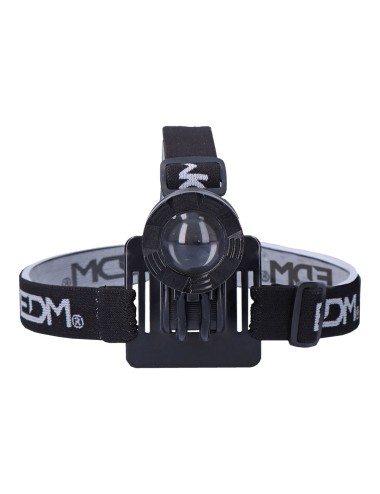 Foco led de aluminio recargable 180 lm, 50 lm, flash. función frontal / bicicleta