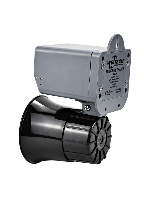 Ahuyentador sonoro de pájaros con flash weitech