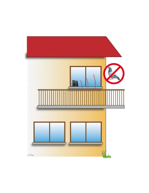 Ahuyentador sonoro especial para palomas weitech