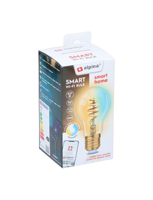 Bombilla inteligente standard e27 4,9 w 360 lm 1800-6500 k luz blanca