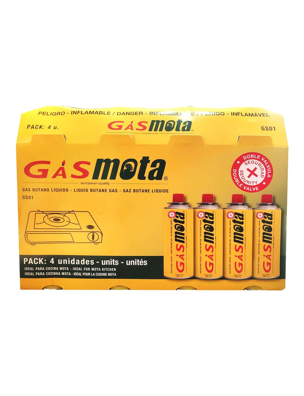 Gasmota gas butano 227 g