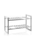 Estantería extensible de 2 estantes para fregadero shibblek 37,5 - 66,5 cm