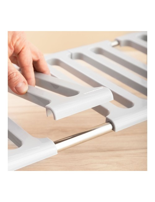 Estantería extensible de 2 estantes para fregadero shibblek 37,5 - 66,5 cm