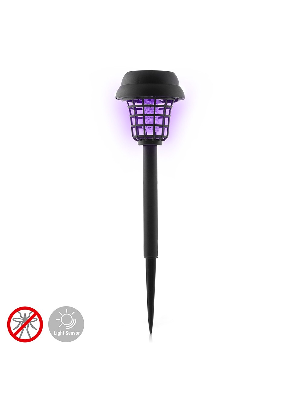 Lámpara solar antimosquitos para jardín garlam v0103496 innovagoods