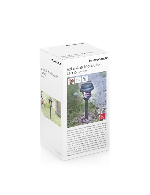 Lámpara solar antimosquitos para jardín garlam v0103496 innovagoods