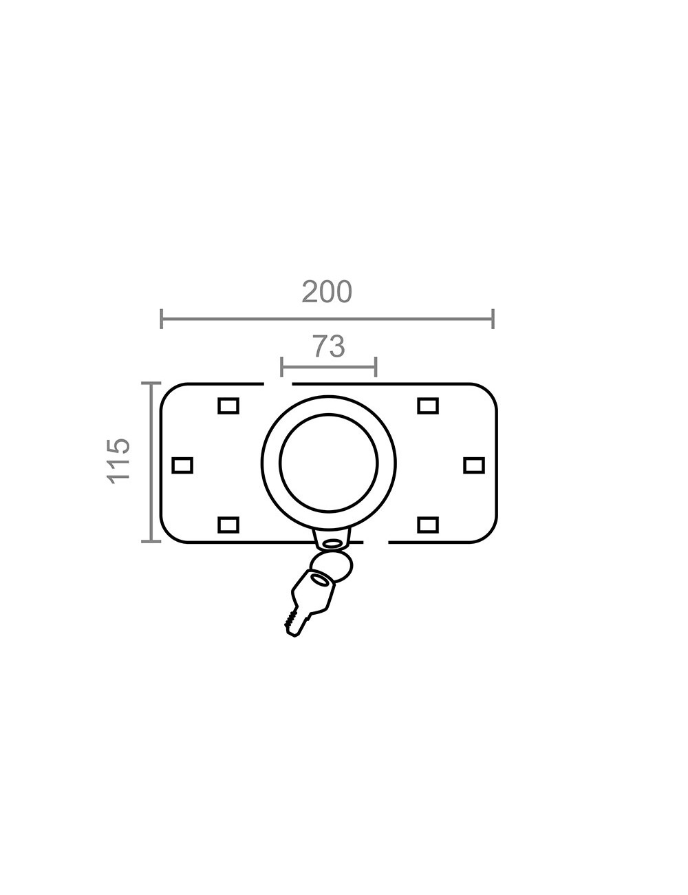 Kit 2 candados furgoneta cn07 73mm cb (ll/i) m13363 brimic