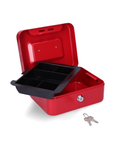Caja de caudales cfc09 200x160x90mm rojo m13395 micel