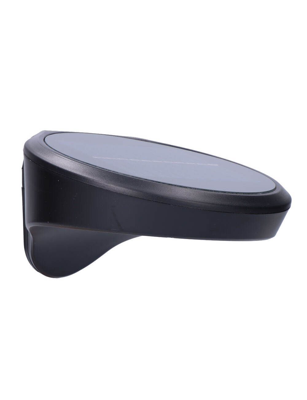 Aplique solar 2w 200lm 6500k con sensor color negro edm