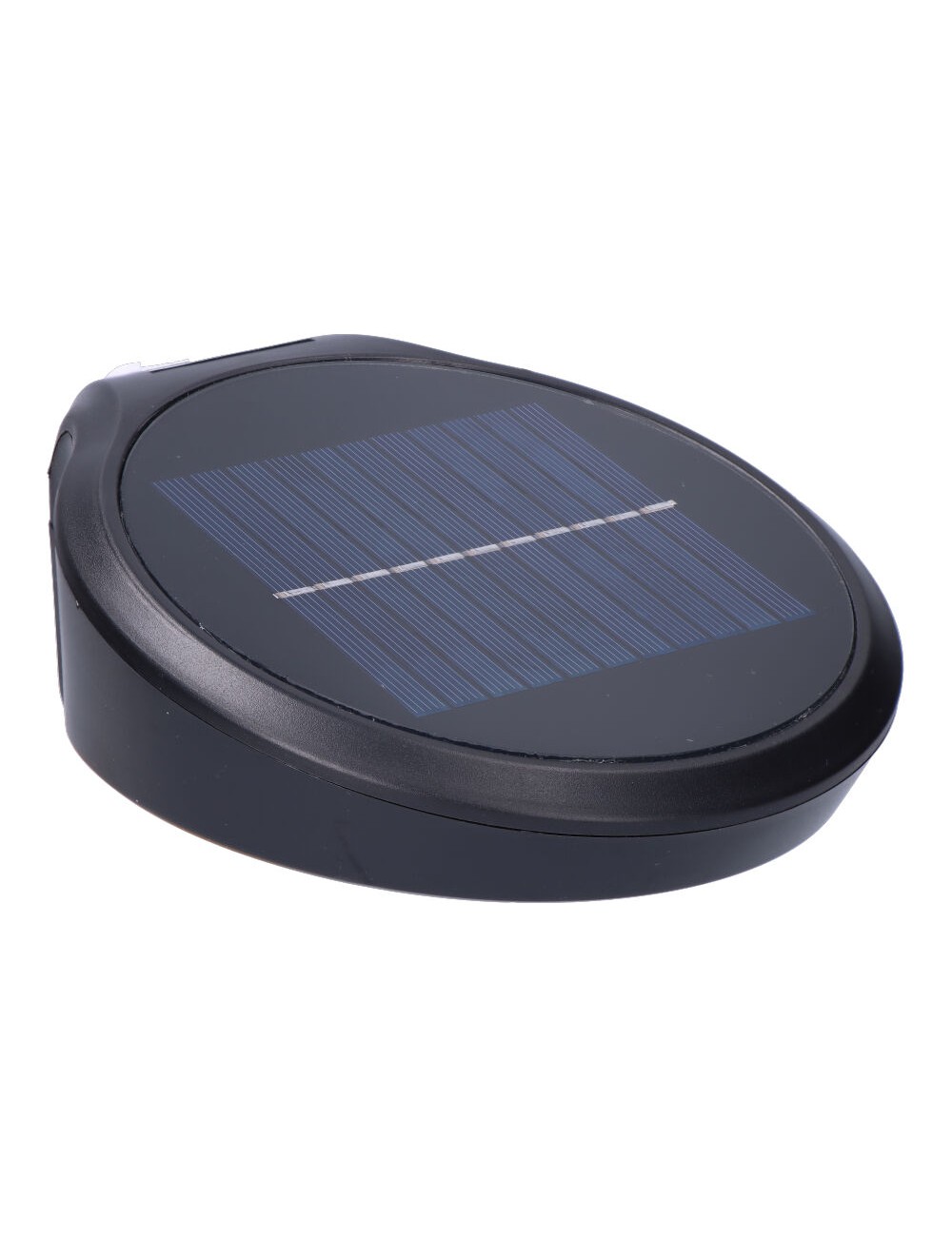 Aplique solar 2w 200lm 6500k con sensor color negro edm