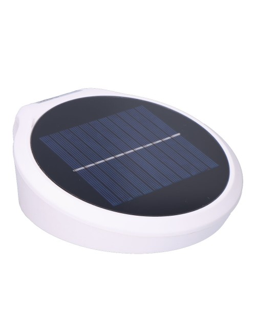 Aplique solar 2w 200lm 6500k con sensor color blanco edm
