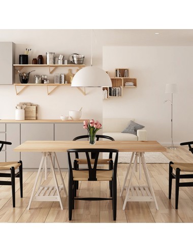 Caballete architect pino macizo blanco astigarraga