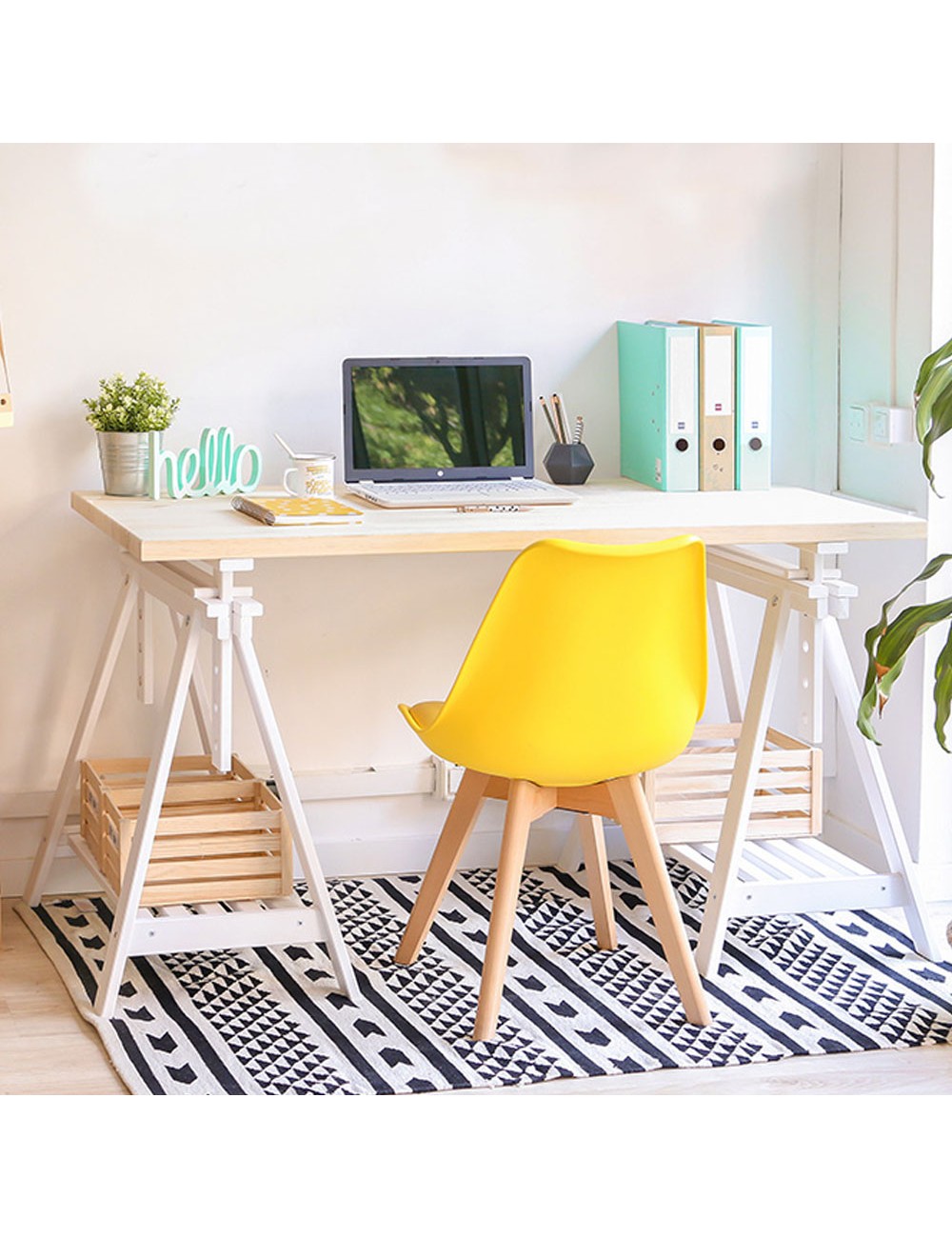 Caballete architect pino macizo blanco astigarraga