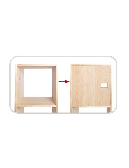 Puerta para la serie dinamic de pino macizo astigarraga