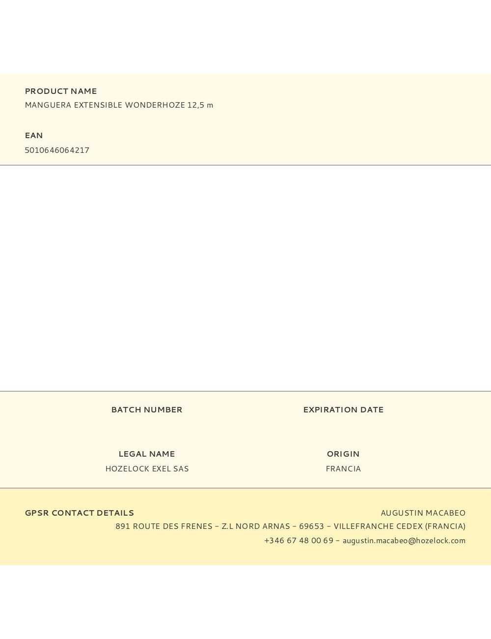 Manguera extensible wonderhoze 12,5 m