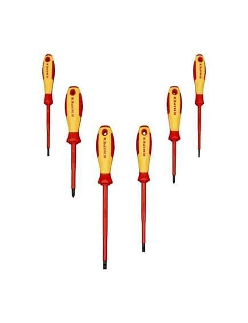 Destornilladores 1000v, juego de 6 piezas