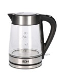 Hervidor de agua de cristal + acero inoxidable 1850 - 2200 w 1,7 l
