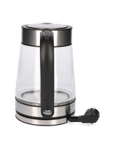 Hervidor de agua de cristal + acero inoxidable 1850 - 2200 w 1,7 l