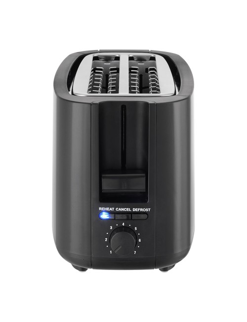 Tostadora doble ranura larga black design, 1400 w