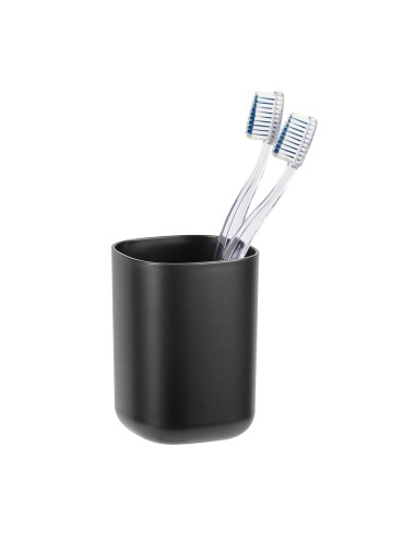 Vaso para cepillo de dientes davos negro mate